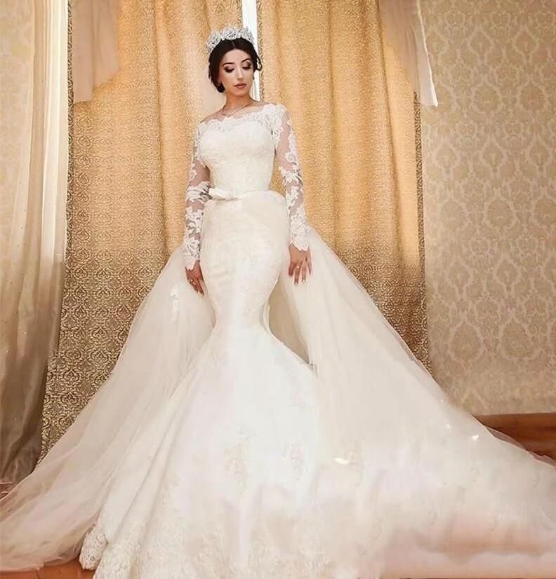 long sleeve tight fitted wedding dress