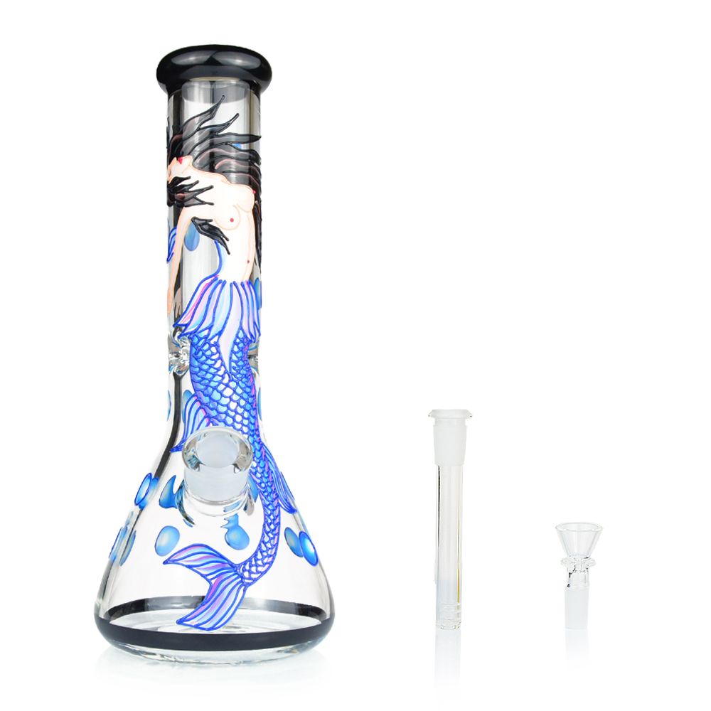 12.5'' tube Heavy glass water Pipe Hookah Smoking Bong Shisha BOWL ice catcher 12.5'' tube Heavy glass water Pipe Hookah Smoking Bong Shisha BOWL ice catcher