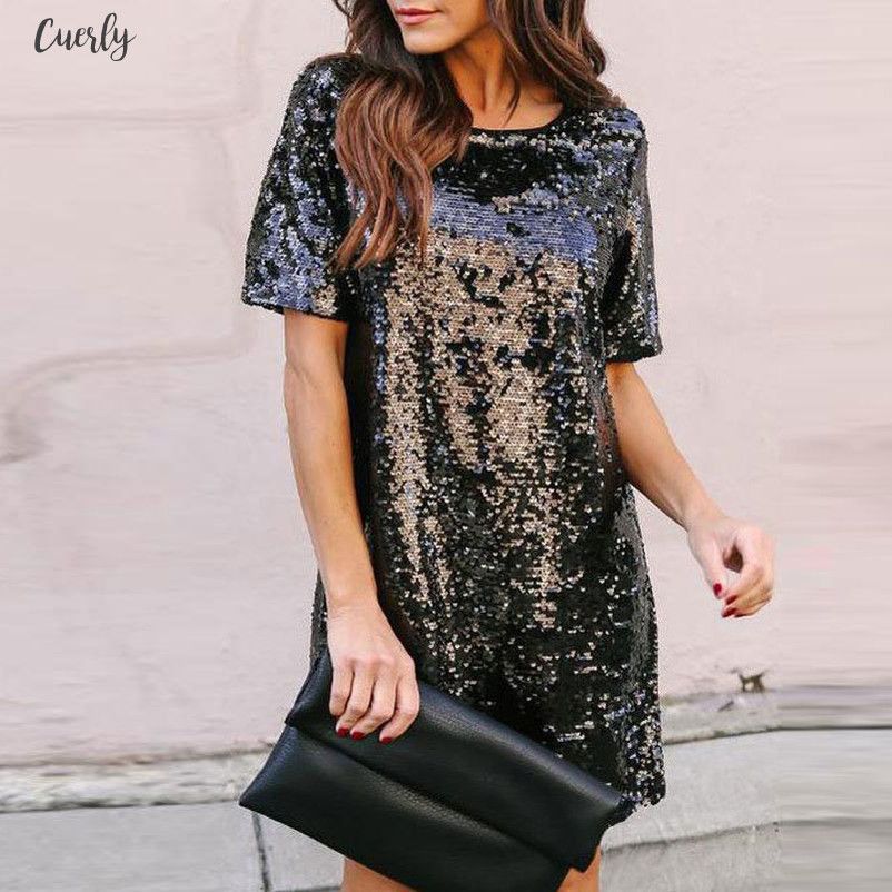 glitter dress short