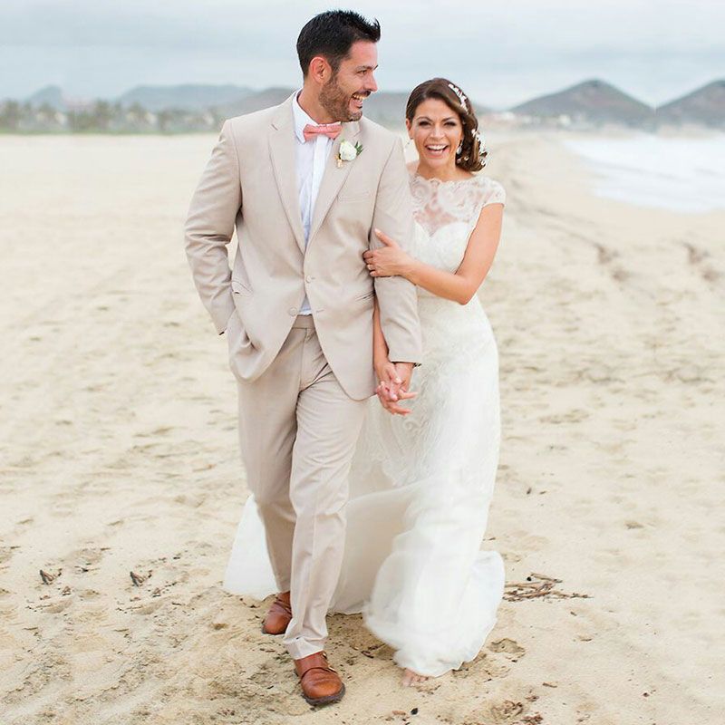 beach wedding guys attire