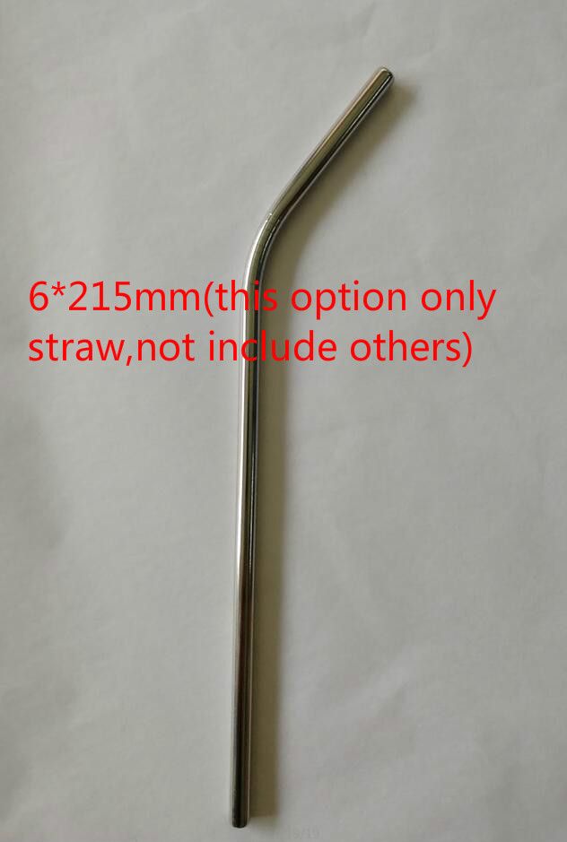 215*6mm bend straw(only straw)