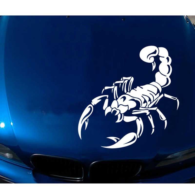 2021 Car Stickers Scorpion Decals Hood Scratches Cover Front Rear