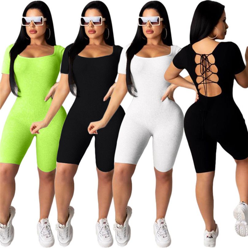 bodycon jumpsuit shorts
