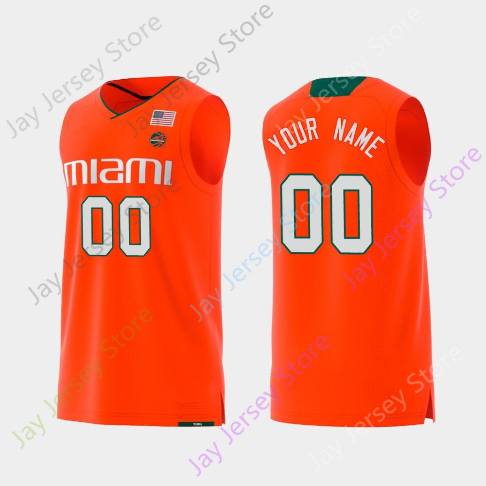 Coe1 2023 Final Four 4 Jersey Miami Hurricanes Basketball NCAA College