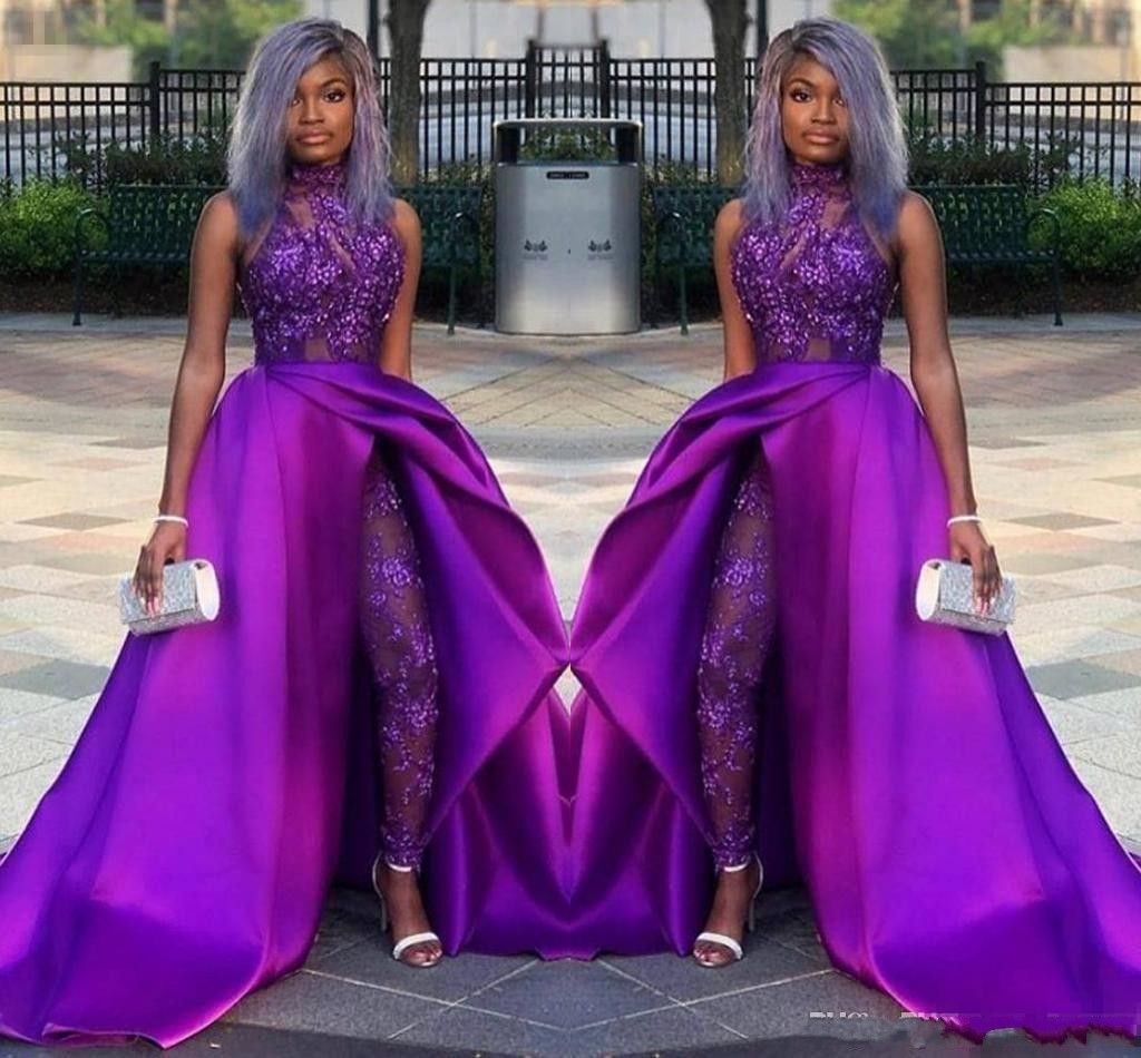 corset jumpsuit gala jumpsuit African fashion prom outfit purple jumpsuit prom jumpsuit African women clothing Sleeveless jumpsuit