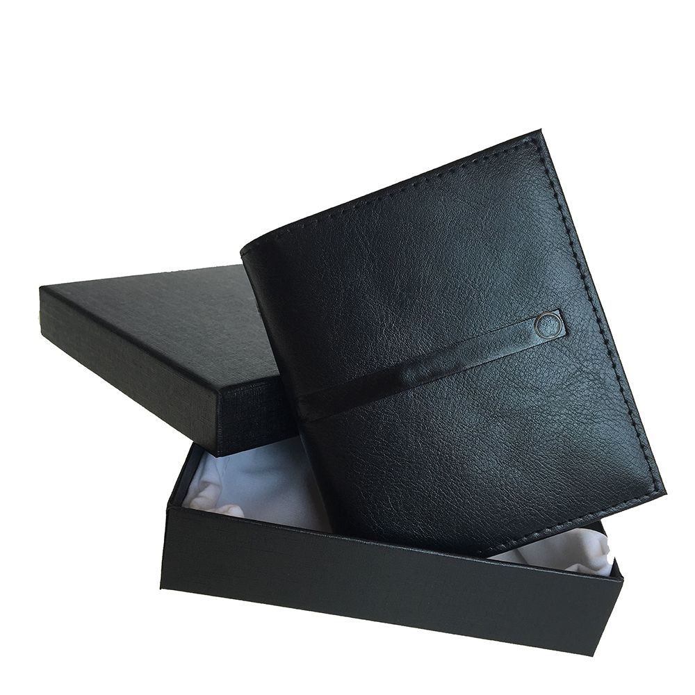 German Brand Mens Luxury Leather Wallet Business Party Cash Folder