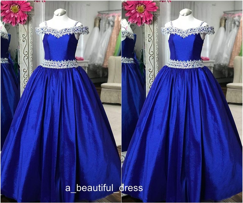 Cold Shoulder Junior Pageant Dresses ...