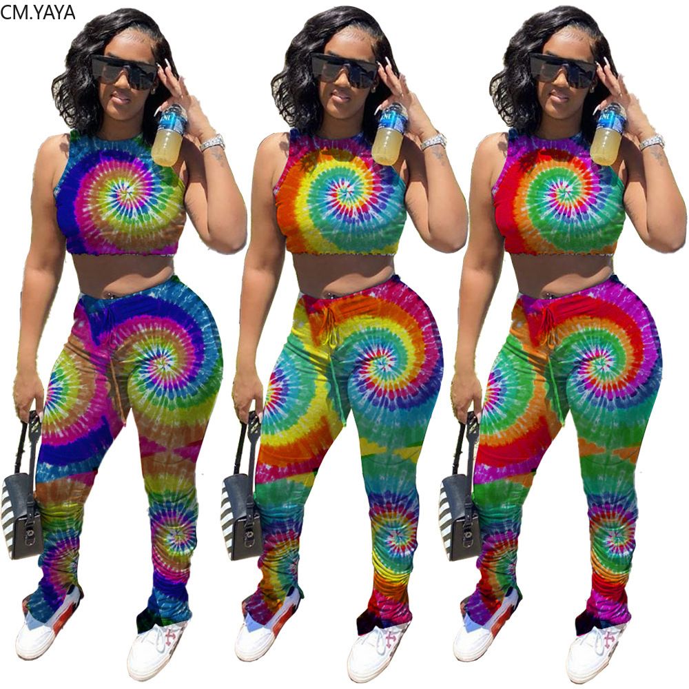 plus tie dye jogger set