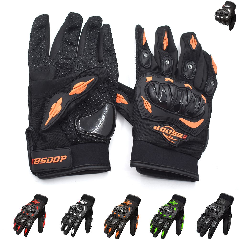 leather motocross gloves