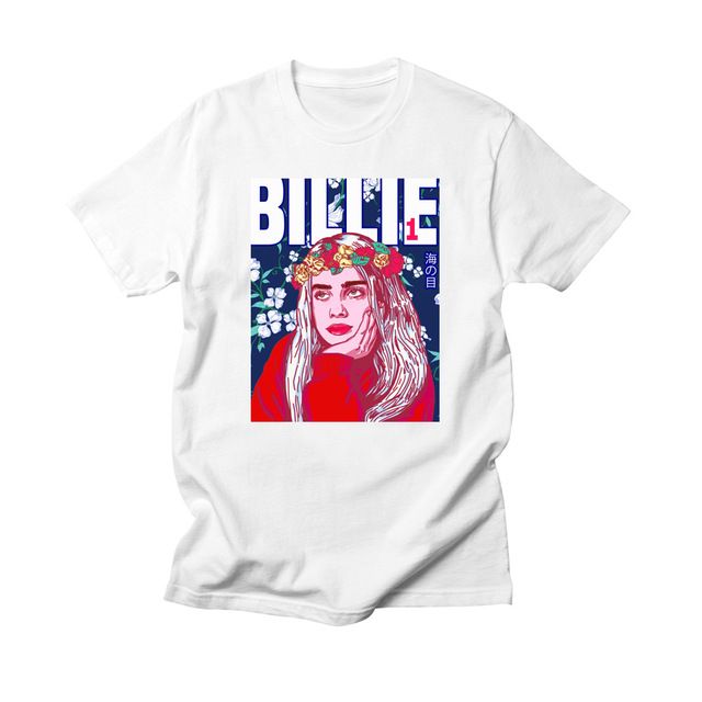 Billie Eilish T Shirt Streetwear Rundhals Herren Damen Unisex Baumwolle