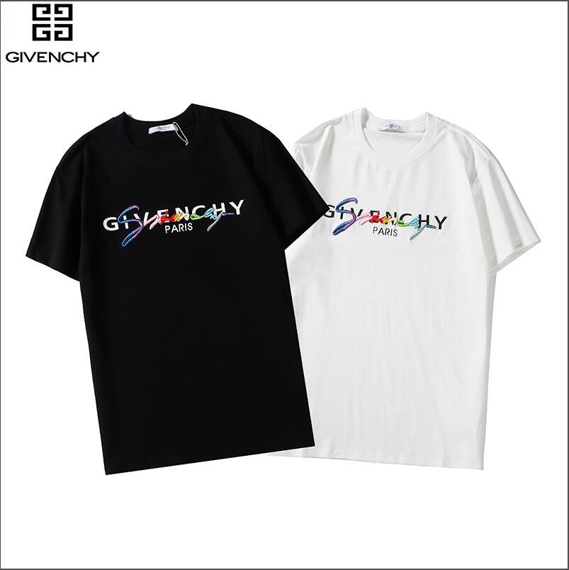 Spring And Summers Latest Popular Double Layer Letter Rainbow Three Dimensional Embroidery Printing Short Sleeve T Shirt For Men And Women The T Shirts Shopping T Shirts From Yongjiu1688 24 9 Dhgate Com
