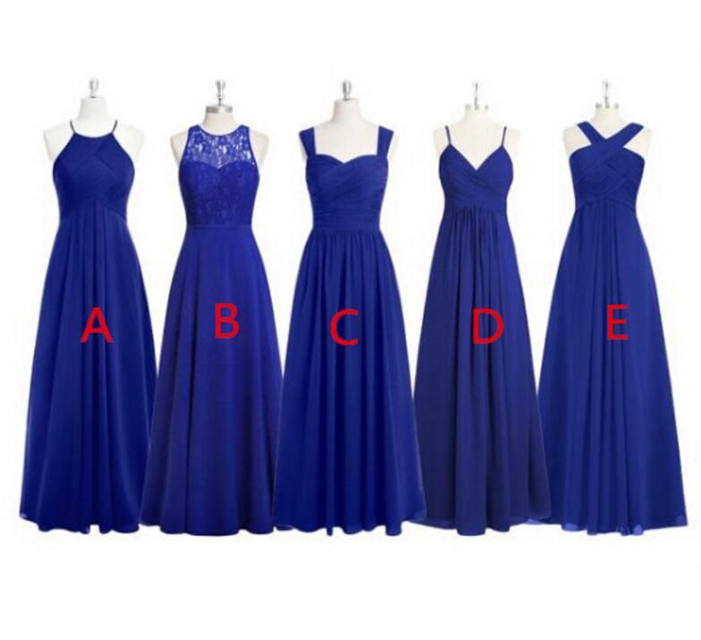 vestiti damigella blu