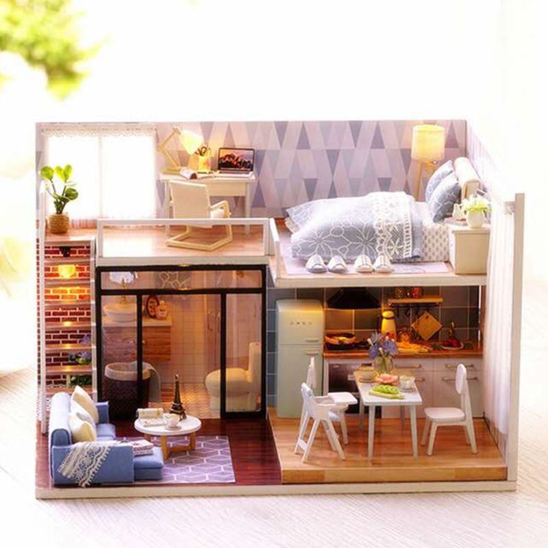 modern house miniature