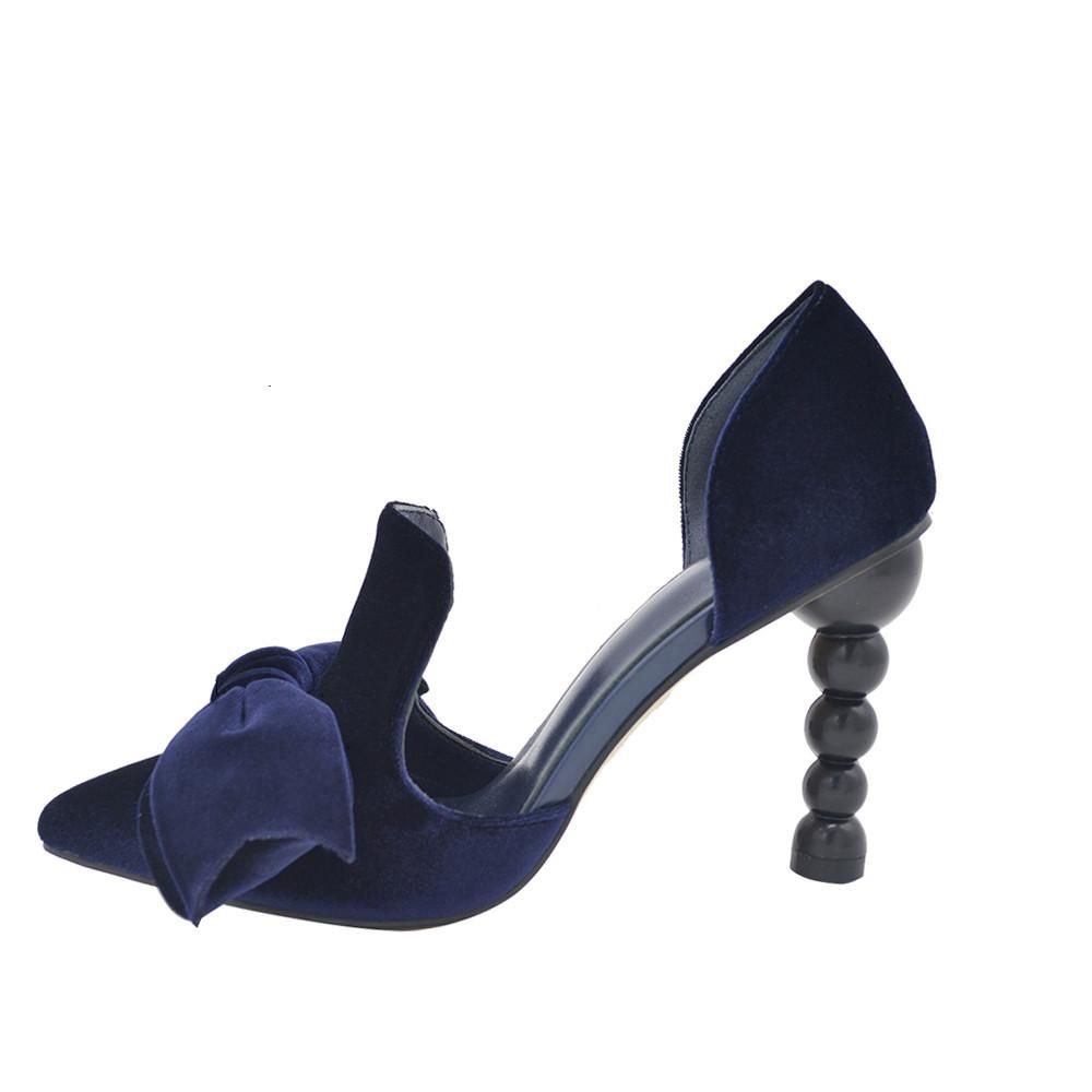 velvet navy shoes