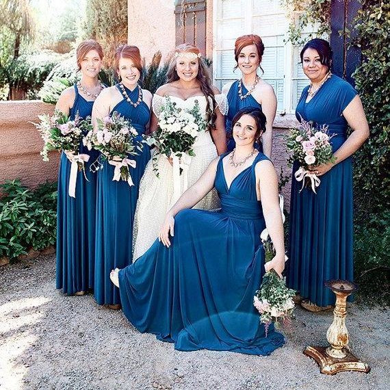 bridesmaid infinity dress styles