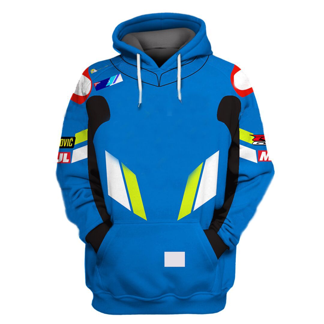 suzuki motogp moletom com capuz