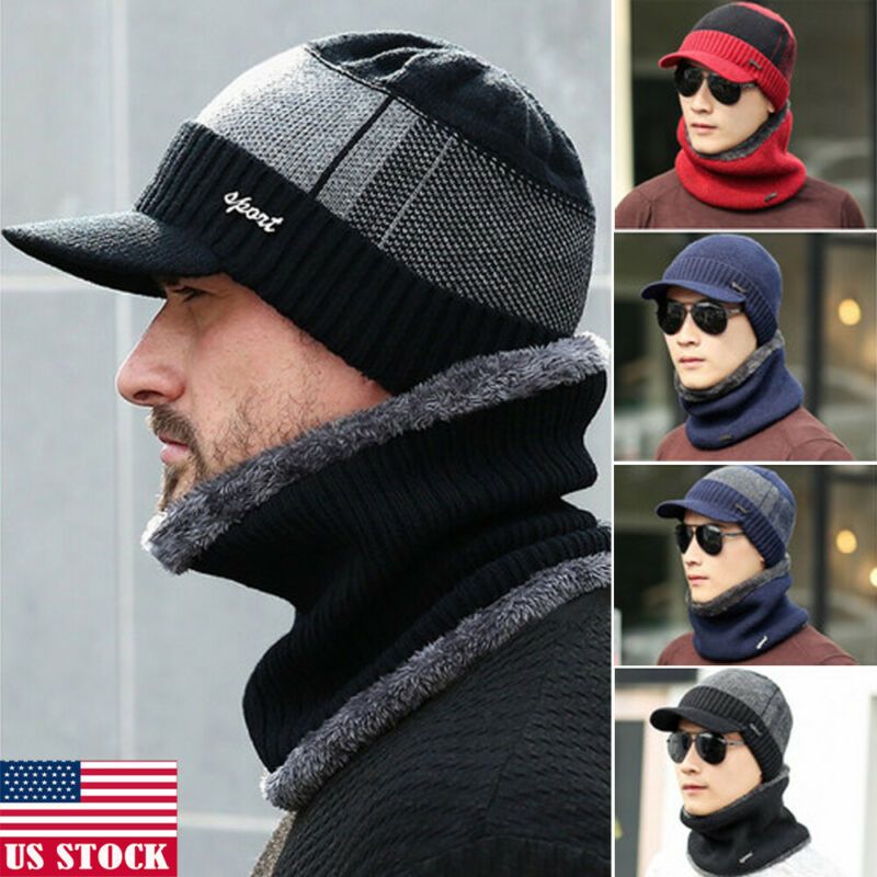 Hswt Head-Porter 2 tons doublées en polaire à rayures à Enfiler Beanie Chapeau