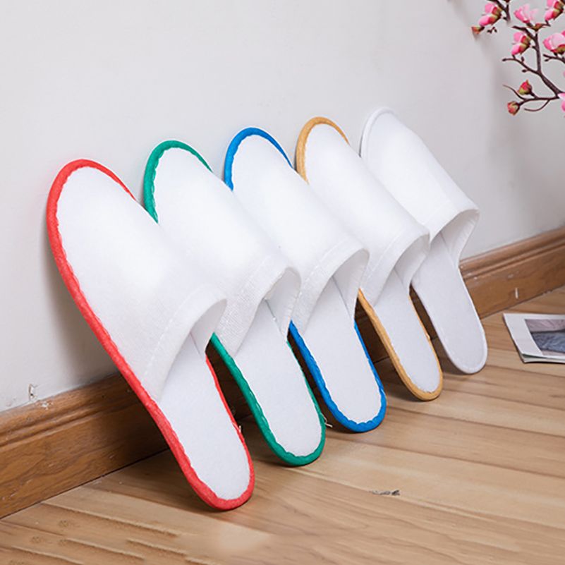 2020 Hotel Disposable Slippers Travel SPA Home Hotel Slippers Multi Color Disposable Breathable