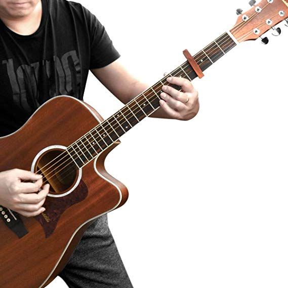 Guitar Capo 6-String Acoustic & Electric - 2020 6 String Acoustic Electric Guitar Capo Single Handed Capo Rosewood Color From Tommy01 5 02 Dhgate Com
