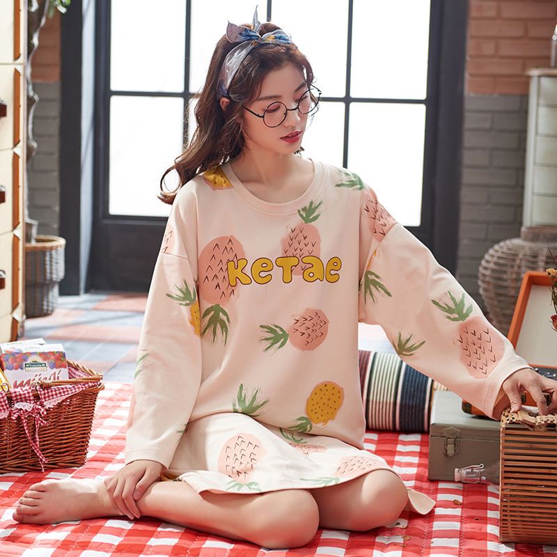 ladies long sleeve nightdress