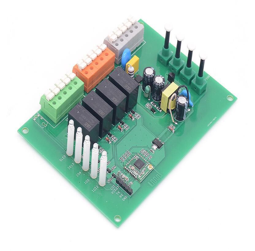 1 panneau mural mural avec interrupteur mural en verre /à distance sans fil pour tous les produits Sonoff RF 433 MHz 4ch pro r2, Commutateur tactile intelligent sans fil