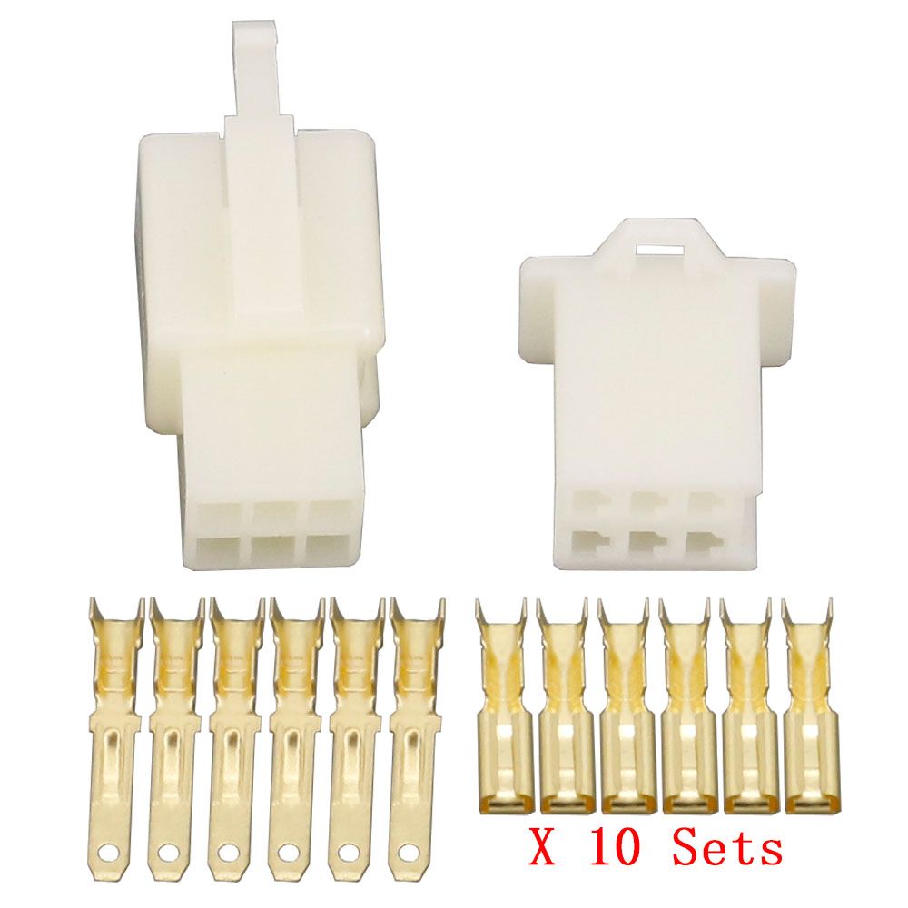 2020 /Kits 6 Pin/Way DJ7061A 2.8 Electrical Wire Connectors Plug Male