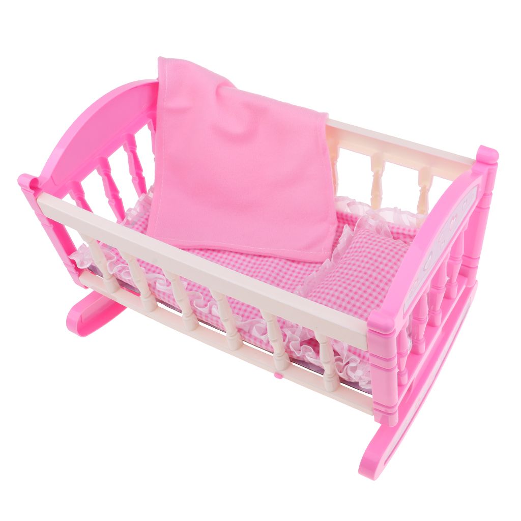 plastic doll cradle