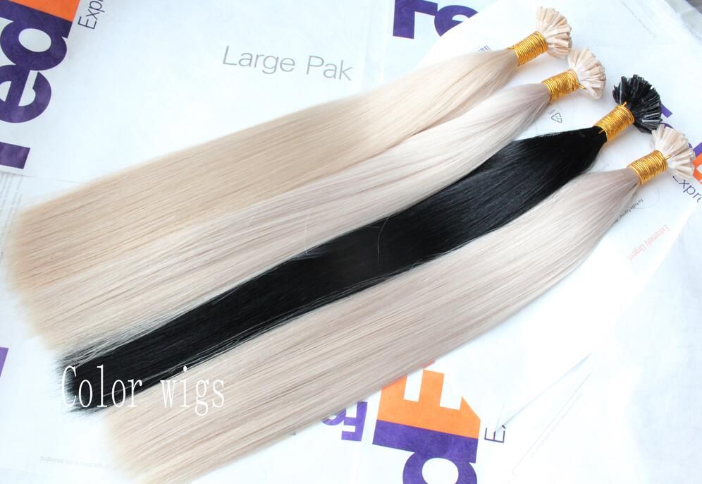 10inch 26inch 100g Pack Pre Bonded Italian Keratin Nail U Tip Hair