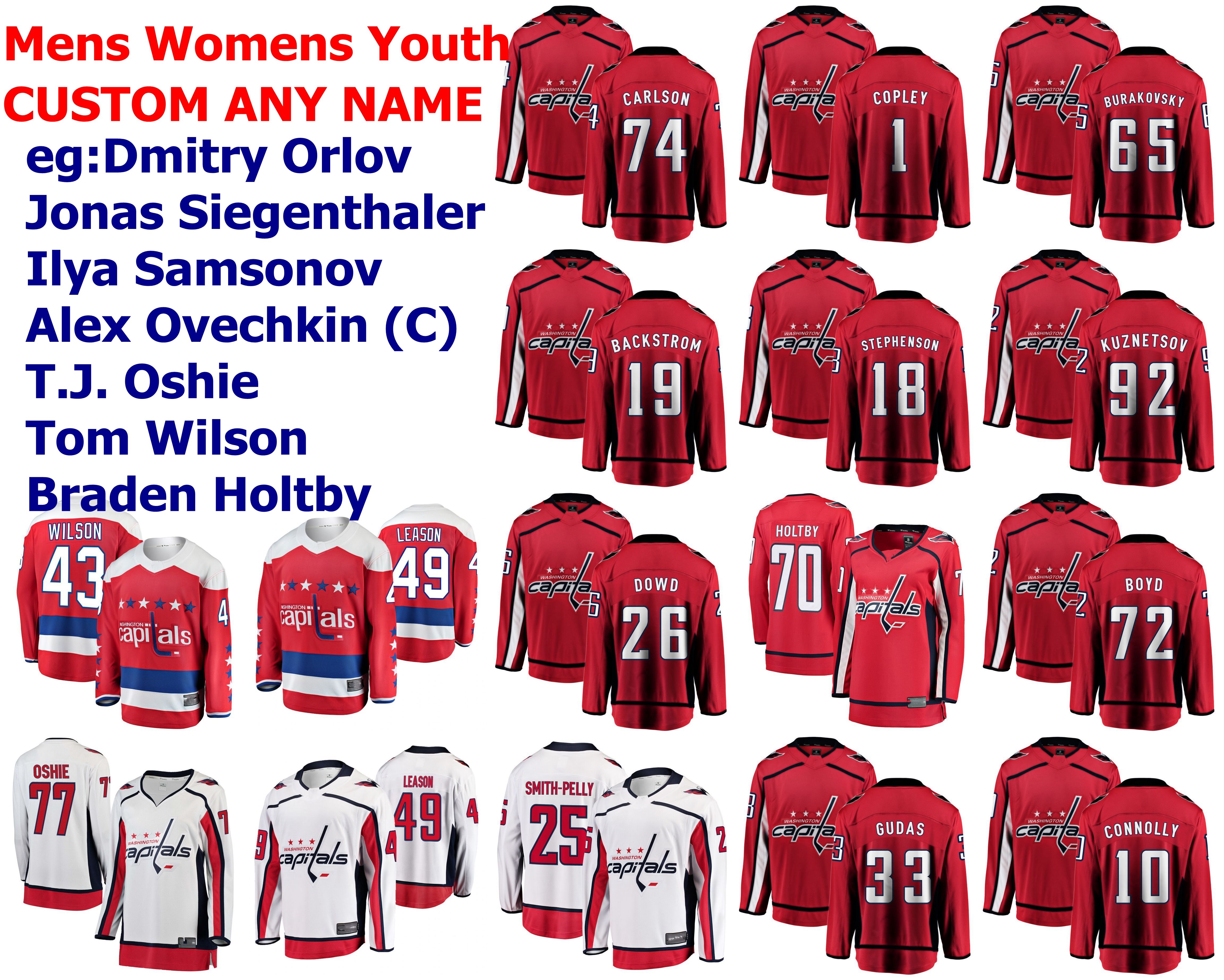 2021 Washington Capitals Jerseys Womens Dmitry Orlov Jersey Jonas