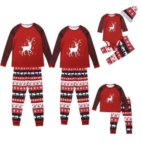 Satin Al Pijama Takimi Yetiskin Cocuk Kadin Erkek Erkek Bebek Kiz Pijamalar Kiyafeti Giyim Aile Bak Noel Hediyeler Eslestirme Aile Noel Tl62 45 Dhgate Comda