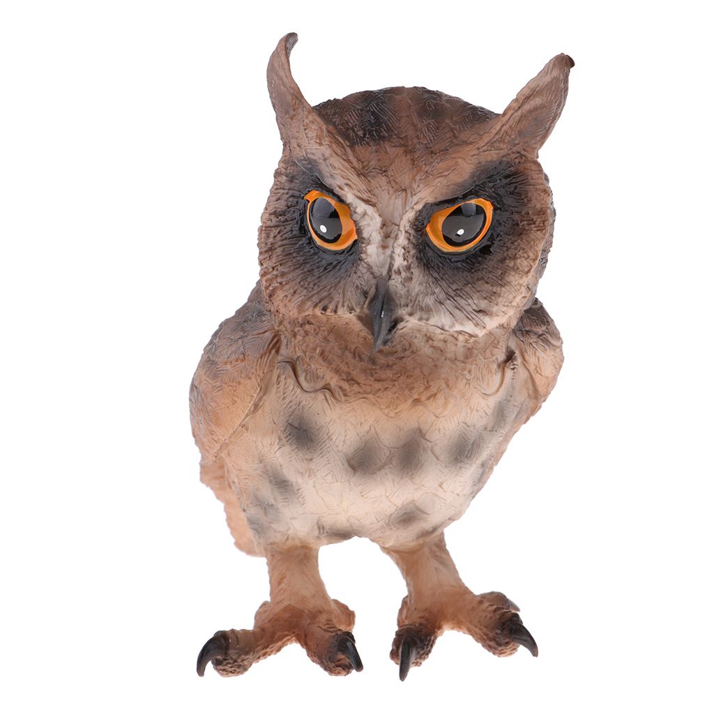 Desktop Ornament Owls Figurines Fairy Garden Miniatures Animal Simulation Birds 