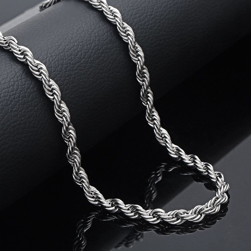 3mm Silver-Rope chain