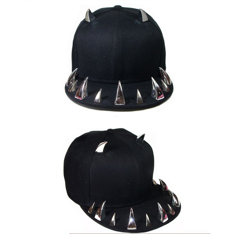 baseball cap with horns