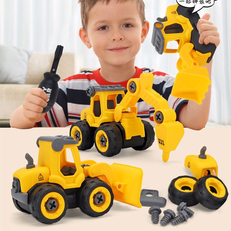 take apart toys with drill