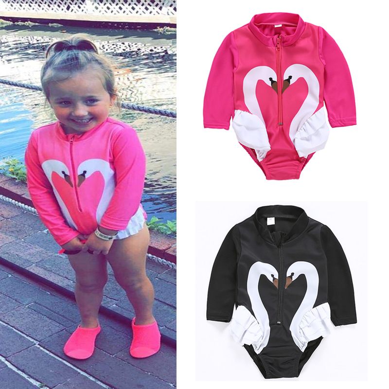 girls swim rashguard