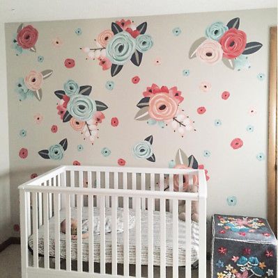Huge Flower Calla lily Removable Sticker Decal Nursery Décor art living bed room