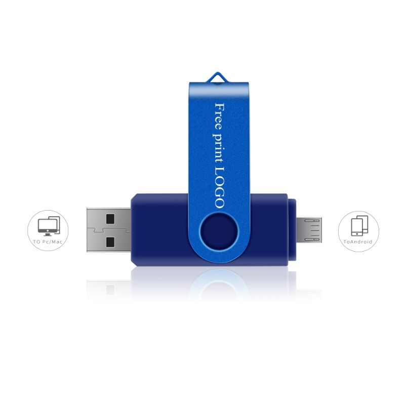 Clés Usb OTG 128G Pen Drive Clé Usb Personnalisée 64gb Pour Smartphone Spin  Logo MicroUSB Personalizzabil3596018 Du 8,78 €