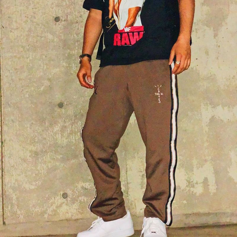 Acquistare Fashion Travis Scott Sweatpants Retro Old School Uomo Pantaloni  Tre Bar Pantaloni Moda Pantaloni Pantaloni Sport Pantaloni Casuali  HFLSKZ132 Economico | Consegna Veloce E Qualità | DHgate Italy
