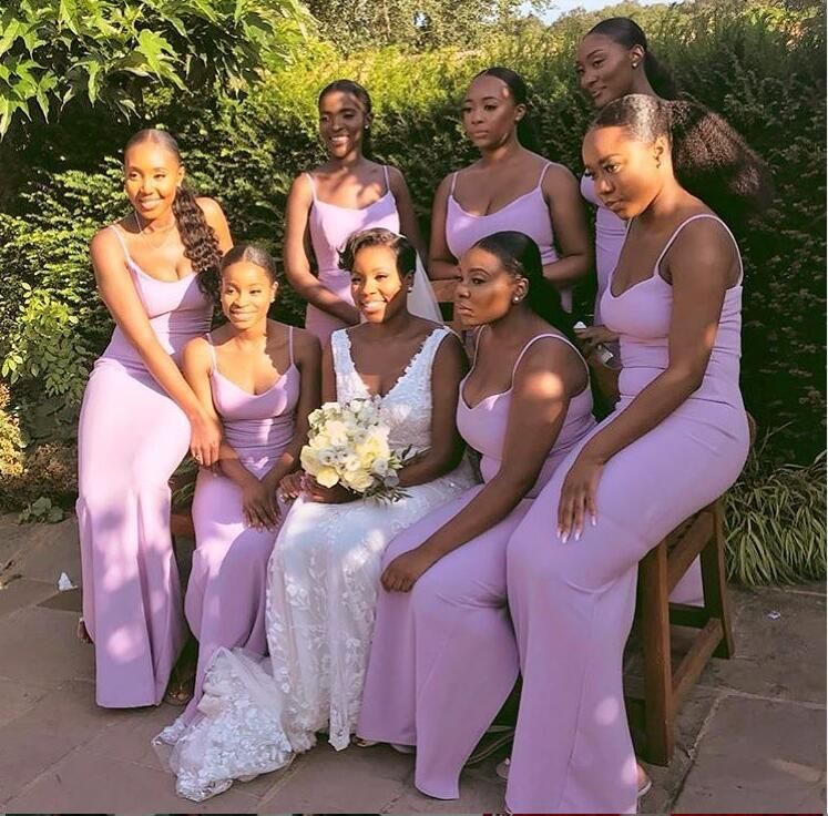 lilac bridesmaids