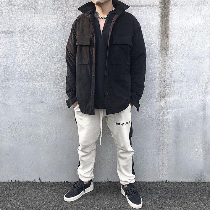 fear of god suede shirt jacket