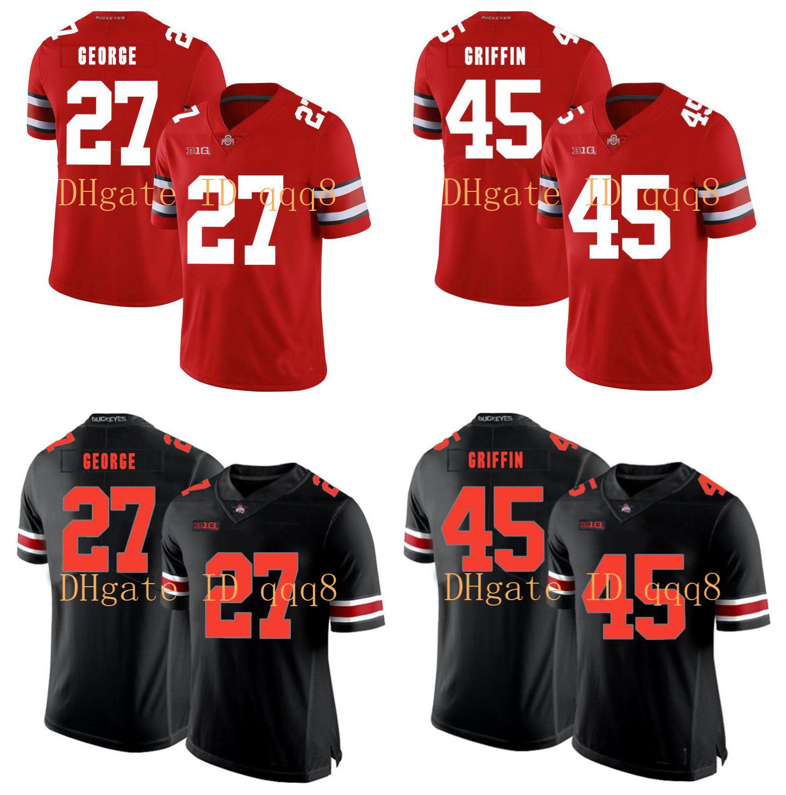 eddie george ohio state buckeyes jersey