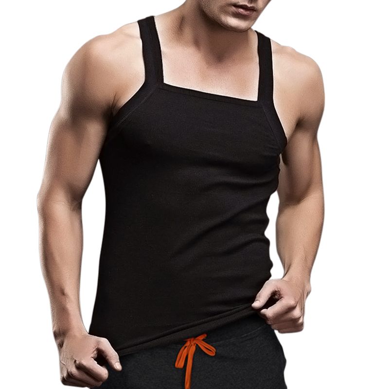 Camiseta cuello cuadrado para hombre Clearance