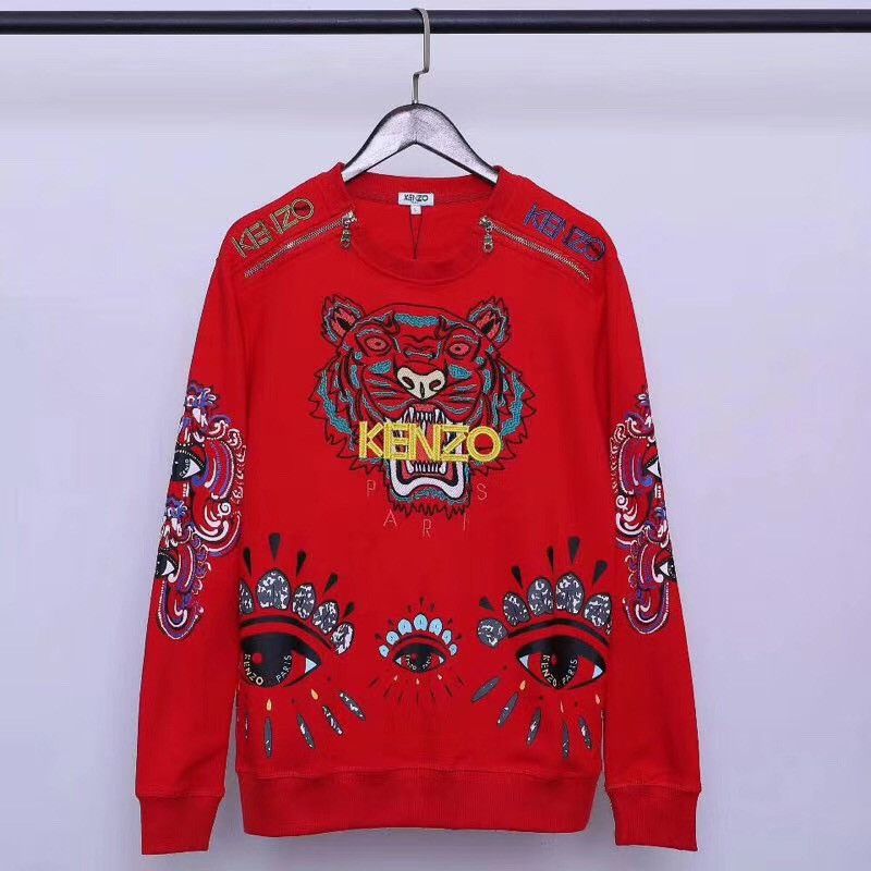 red kenzo tracksuit