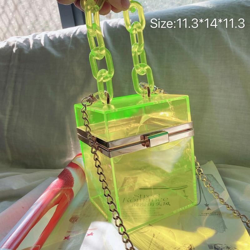 clear square bag