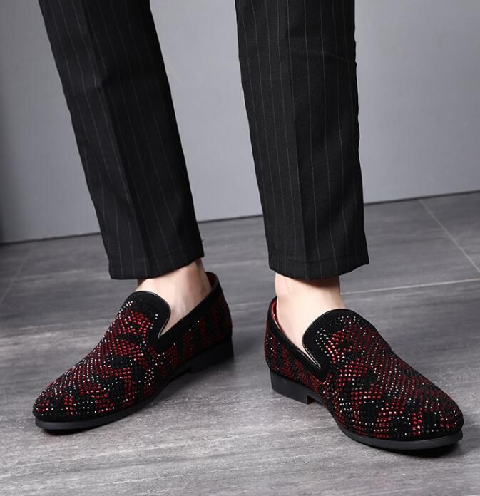 Hombres Zapatos casuales Mocasines de cuero transpirables Zapatos oficina Para hombres Mocasines conducción en zapatos de moda