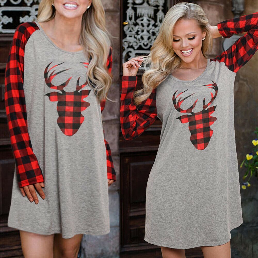 womens christmas jumper dress