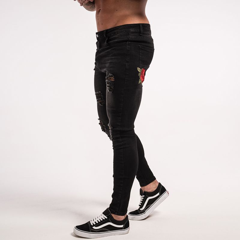 faded black skinny jeans mens