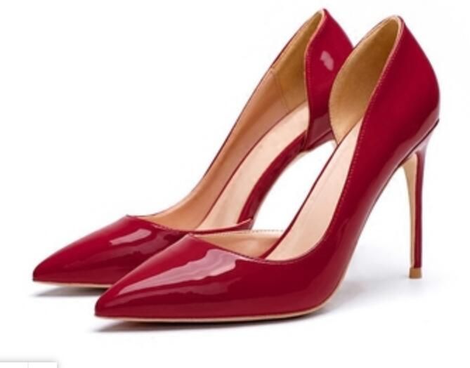 female red bottom shoes