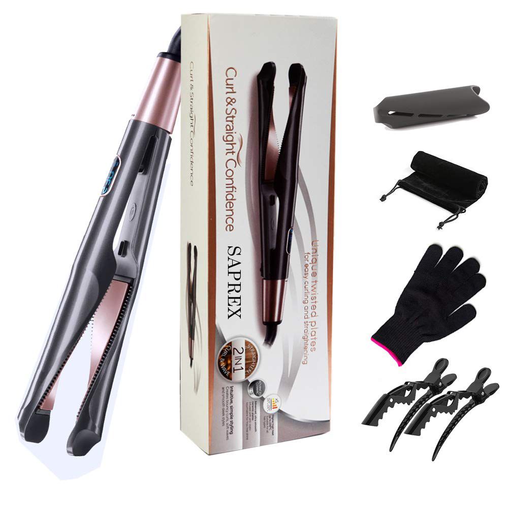 straight and curl twist straighteners