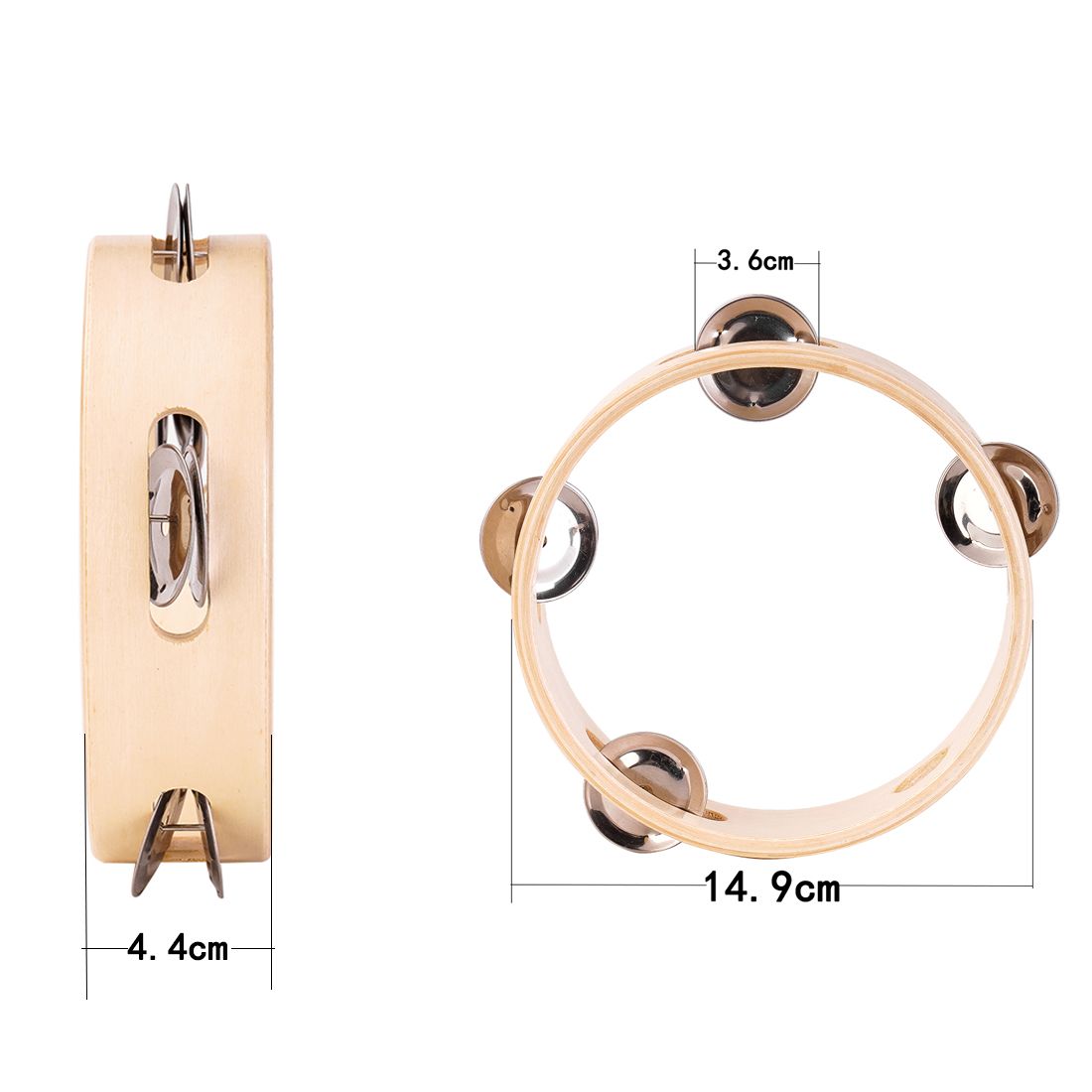 MonkeyJack 1 Set Orff Percussion Musical Instruments Handbell Tambourine Kit Kids Preschool